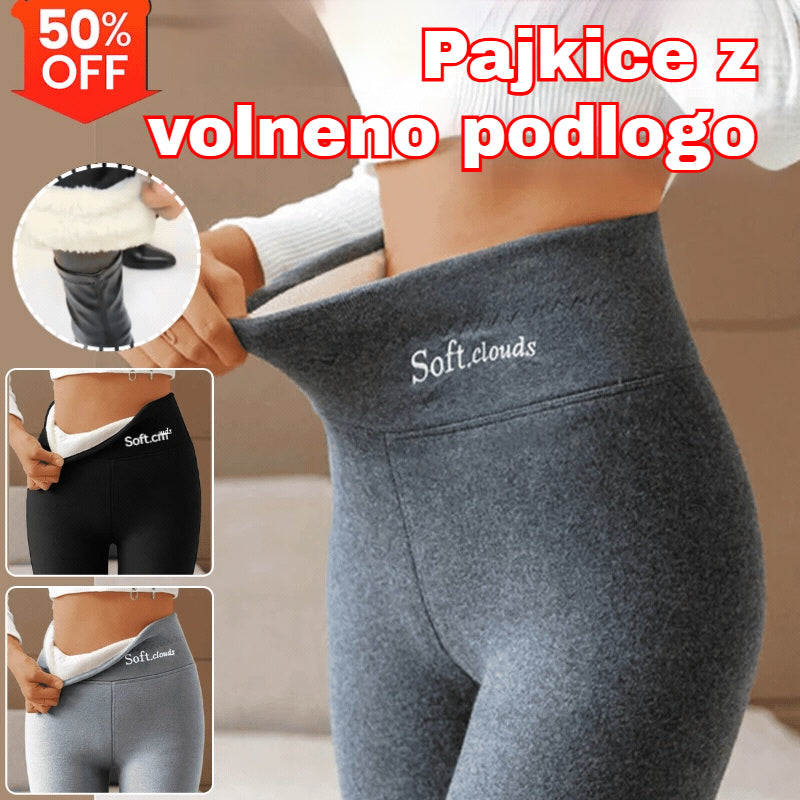 【🥶Kupite 1, dobite 1 gratis】🔥【S-5XL】Nove modne hlače z visokim pasom, tople hlače, bombažne hlače