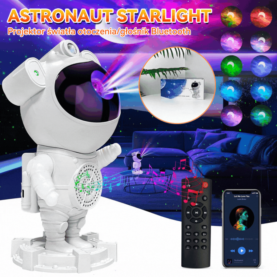 ✨✨★★Lampa projekcyjna Starry Sky – kreatywny prezent, lampa stołowa, lampka nocna-4164991