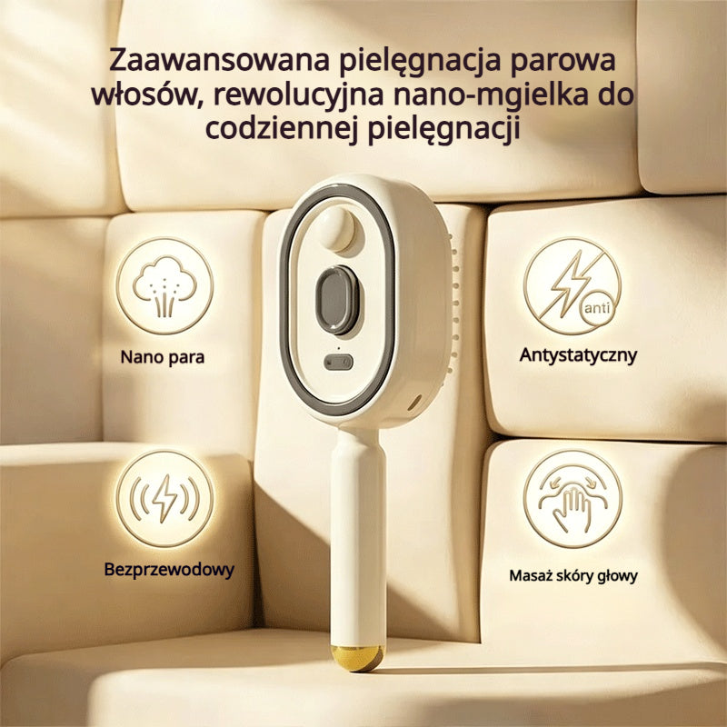 ⚡💨 Elektryczny rozpylacz z grzebieniem masującym i poduszką powietrzną