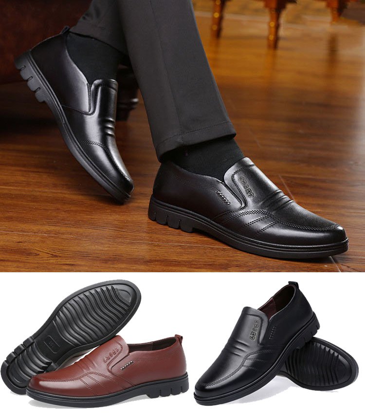 🔥Oferta ograniczona czasowo🔥【39-44】Meskie skorzane buty biznesowe-4234856