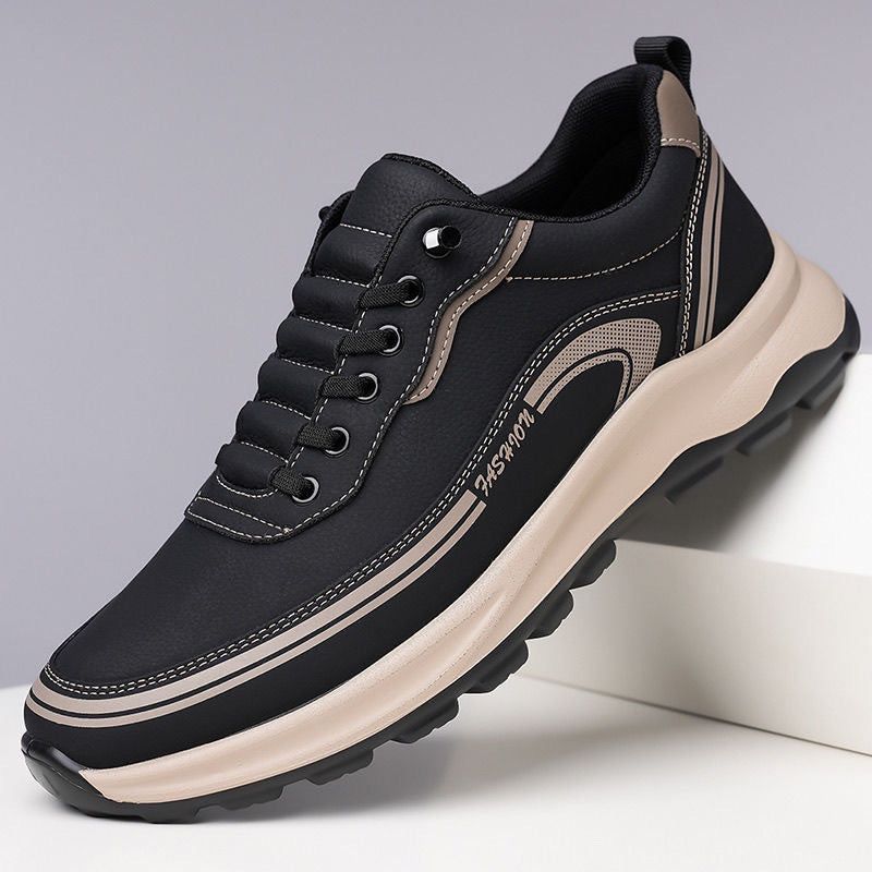 🔥✨【39-45】2025 nowe skórzane trampki męskie✅miękka podeszwa✅wygodne w noszeniu✅modne i uniwersalne-4137907