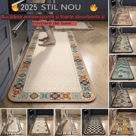 💥💥【se vinde ca pâinea caldă】Covoare antiderapante și foarte absorbante pentru bucătărie și baie-3954704