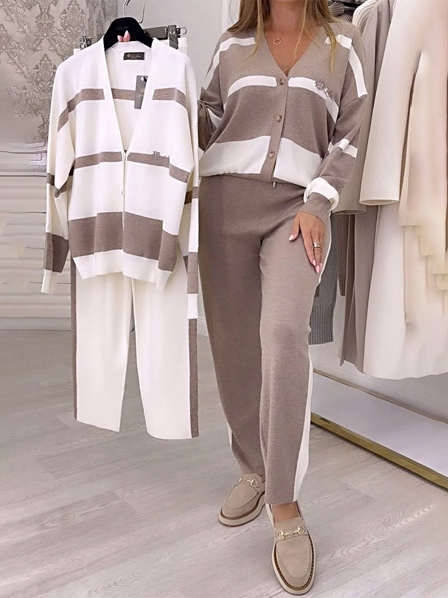 Novedad para la primavera de 2026: conjunto de punto elegante y de alta calidad, cómodo y versátil, adecuado para el uso diario.