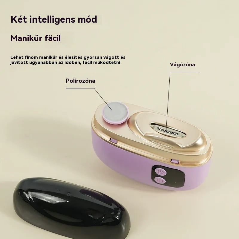 💅✨Multifunkciós elektromos körömreszelő, elektromos körömvágó becsípődésgátlóval