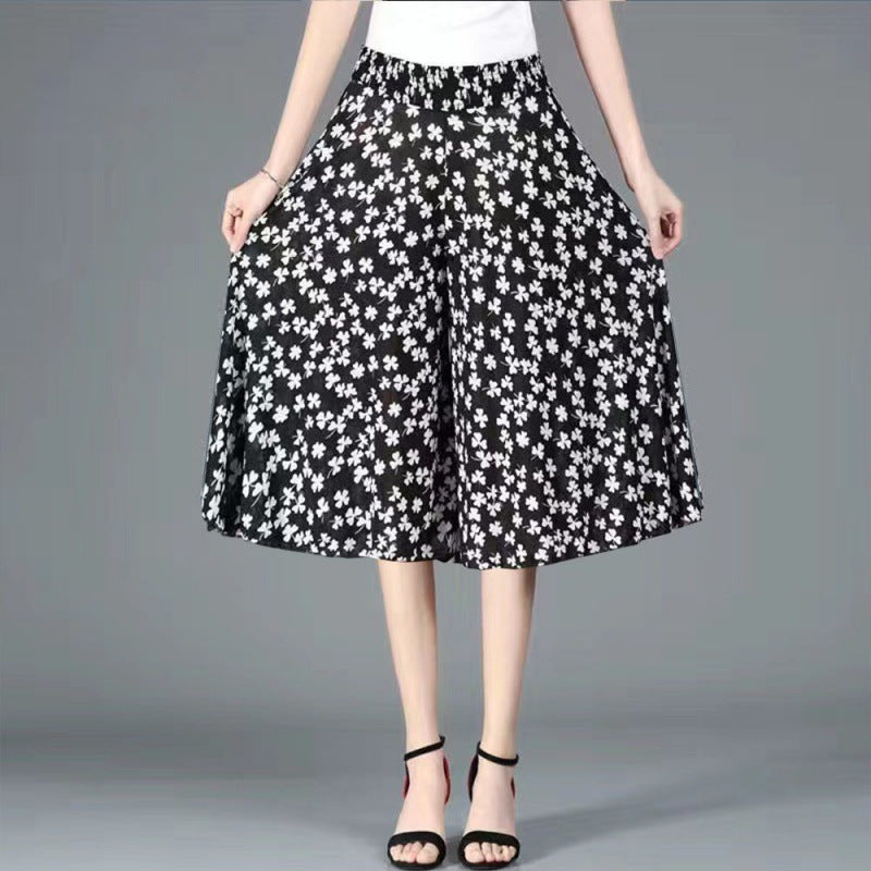 ❤️❤️【M-5XL】2024 Noi pantaloni largi imprimați cu talie înaltă❤️