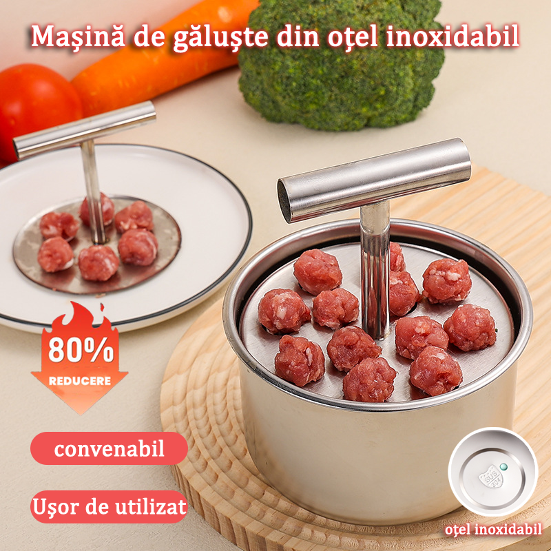 【Cumpărați 1 obțineți 1 gratuit】Formator din oțel inoxidabil pentru chiftele, ustensilă practică pentru bucătărie – ideal pentru chiftele de carne și pește🍖🐟