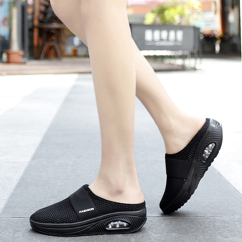 [Najlepiej sprzedające się nowe buty damskie] [Rozmiary 35-43] Nowe buty Air Cushion Hollow Mesh-4242055