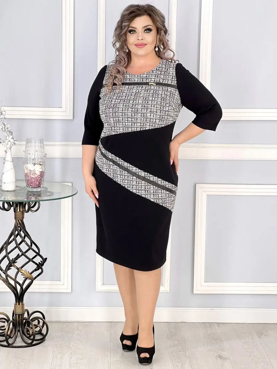 💖💖【S-5XL】]Noua rochie eleganta de inalta calitate pentru toamna si iarna-3855146