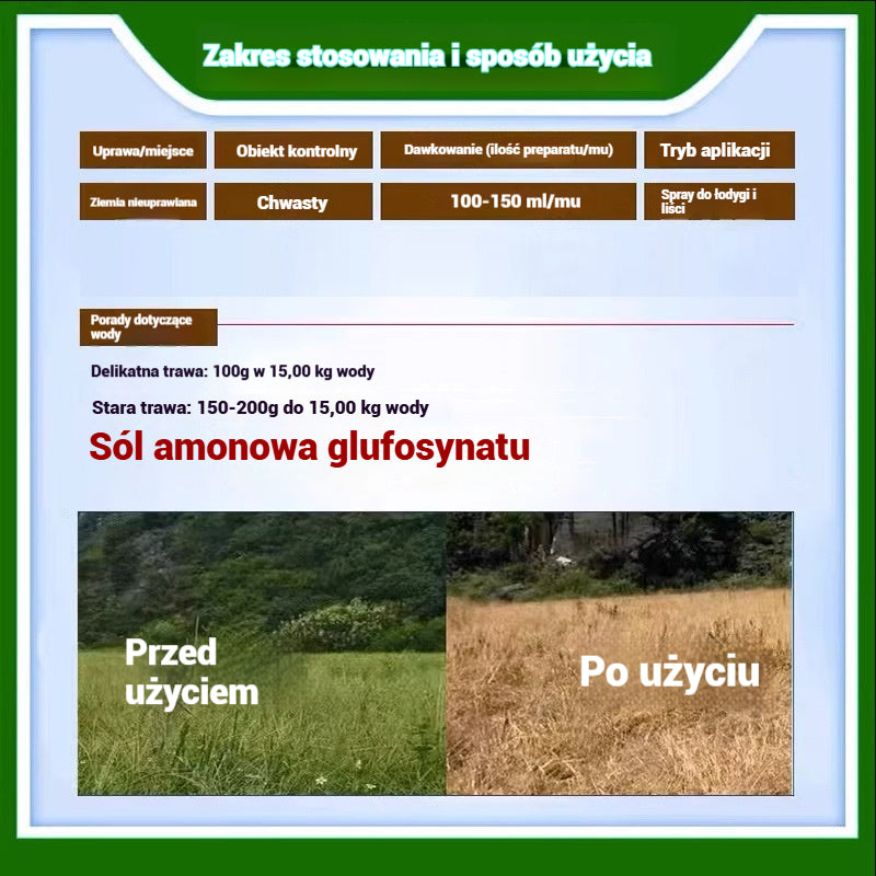 🌿【Kup 2, otrzymaj 1 gratis 】Wysoce skoncentrowany herbicyd glufosynat amonowy-4199704