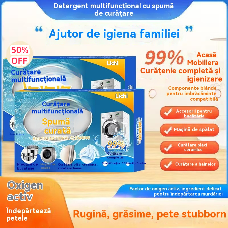 🎁【30 de bucăți】【Cele mai recente cercetări și dezvoltări din Japonia】Tablete efervescente de curățare multifuncționale-4074318