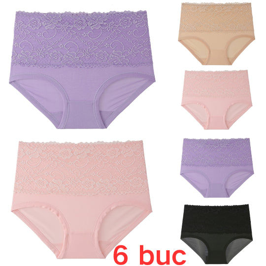 🔥🌸🌸【6 bucăți/12 bucăți】💥Ultima zi cu cele mai bune vânzări: 2025 Lenjerie de corp cu talie înaltă recent îmbunătățită, rezistentă la scurgeri-3916344