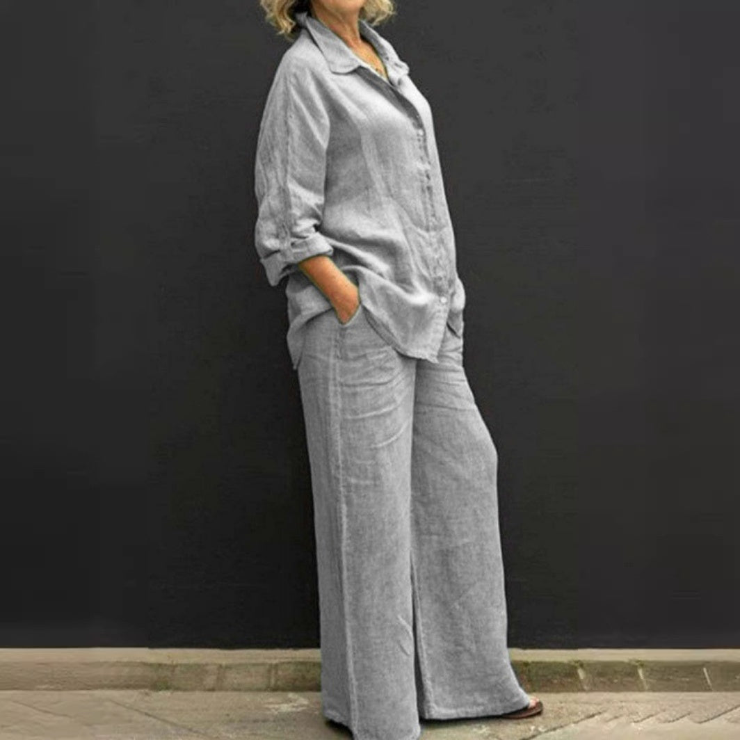 【S-5XL】Plus Size Νέο σετ γυναικείων πουκαμίσου 2026: Casual Urban Independent Women's Wear