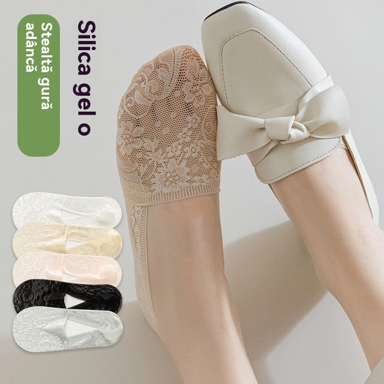 🔥【Cumpărați 10, primiți 10 gratuit】Șosete cu șiret pentru bărci fără a pierde călcâiul-4008683