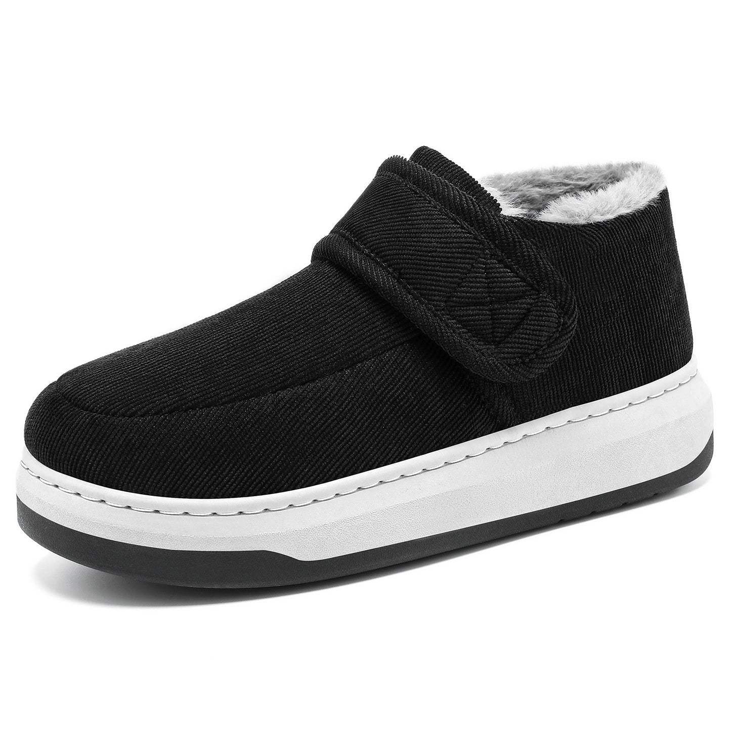 🔥❄❄Zimske pamučne papuče za starije osobe, tople pamučne cipele s flis podstavom za osobe srednje i starije dobi za nošenje vani-4179290