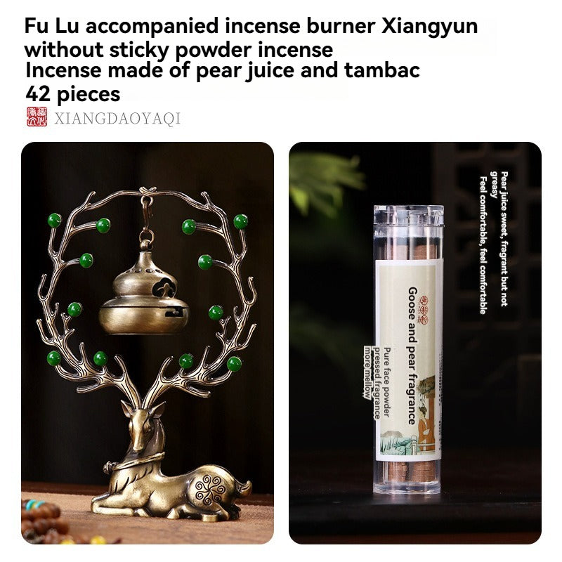 🦌Bogăție prosperă, viață lungă, arzător de tămâie + ornamente pentru aromoterapie