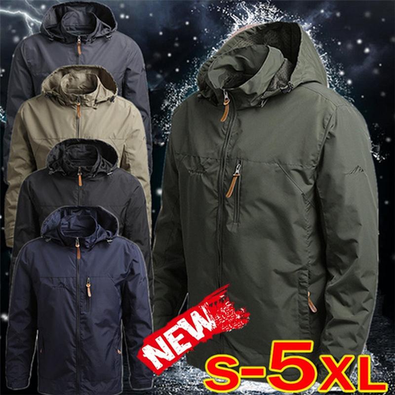 Εξωτερική εξάνθημα με κουκούλα χαλαρή τοποθέτηση συν μέγεθος casual σακάκι-4145852