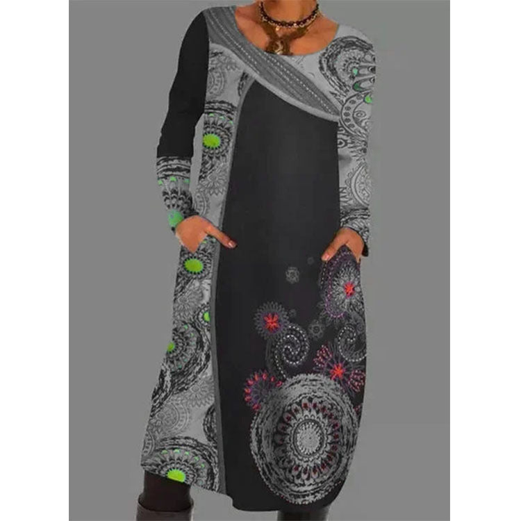 Купете едно, вземете едно безплатно👗【S-5XL】Нова рокля в етнически стил от 2025 г.-4121661