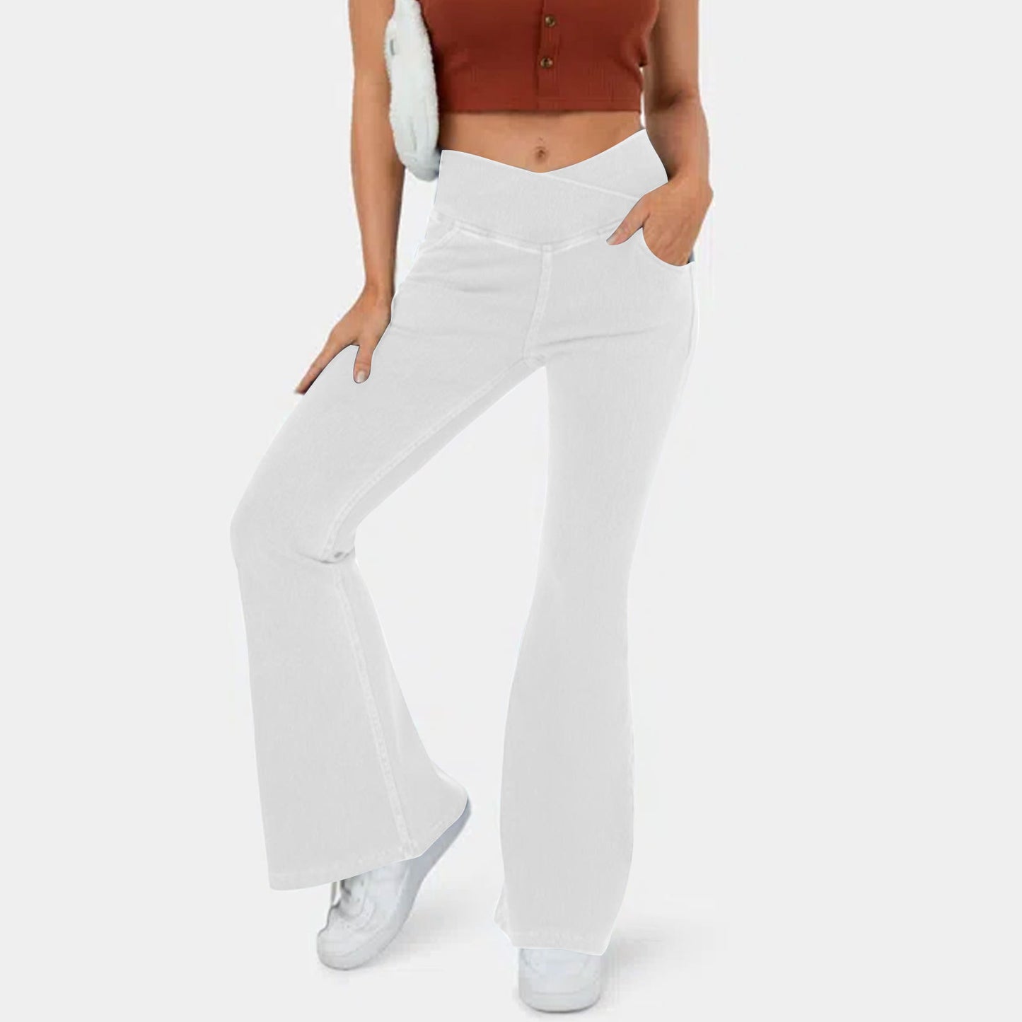 👖✨【50% zniżki przez ograniczony czas】Gorący hit – jeansy z wysokim stanem, wyszczuplające i modelujące pośladki💖-4251210