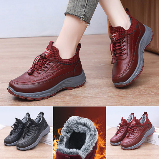 🔥【35-41】 2025 toamna si iarna pantofi sport si casual noi cizme din bumbac anti-alunecare cu talpa moale-4099946