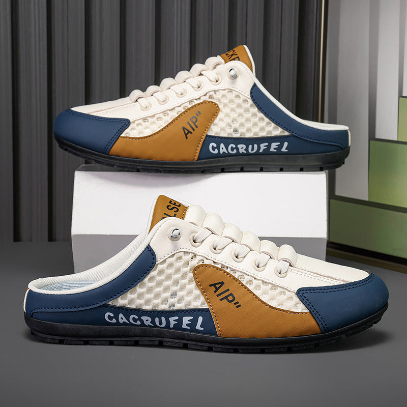 👞🔥【39-44】Nowe męskie sportowe wsuwane i codzienne kapcie-4236767