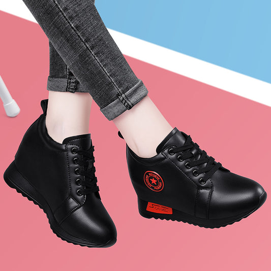 【35-40】Pantofi casual noi din piele naturală cu talpă moale și talpă groasă, 2025-4097262