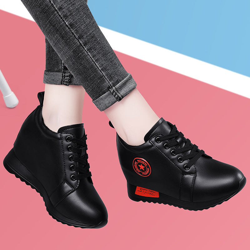 【35-40】Pantofi casual noi din piele naturală cu talpă moale și talpă groasă, 2025-4097262