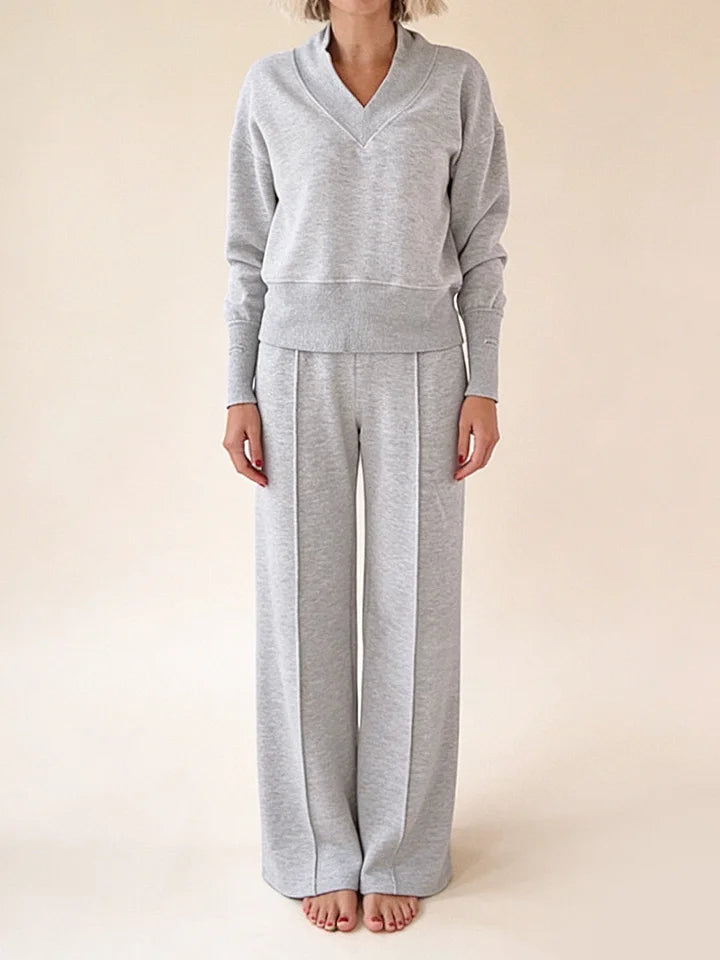 🥰📢📢 【M-5XL】Conjunto femenino 2026 | Conjunto de dos piezas con tejido de manga larga ✨