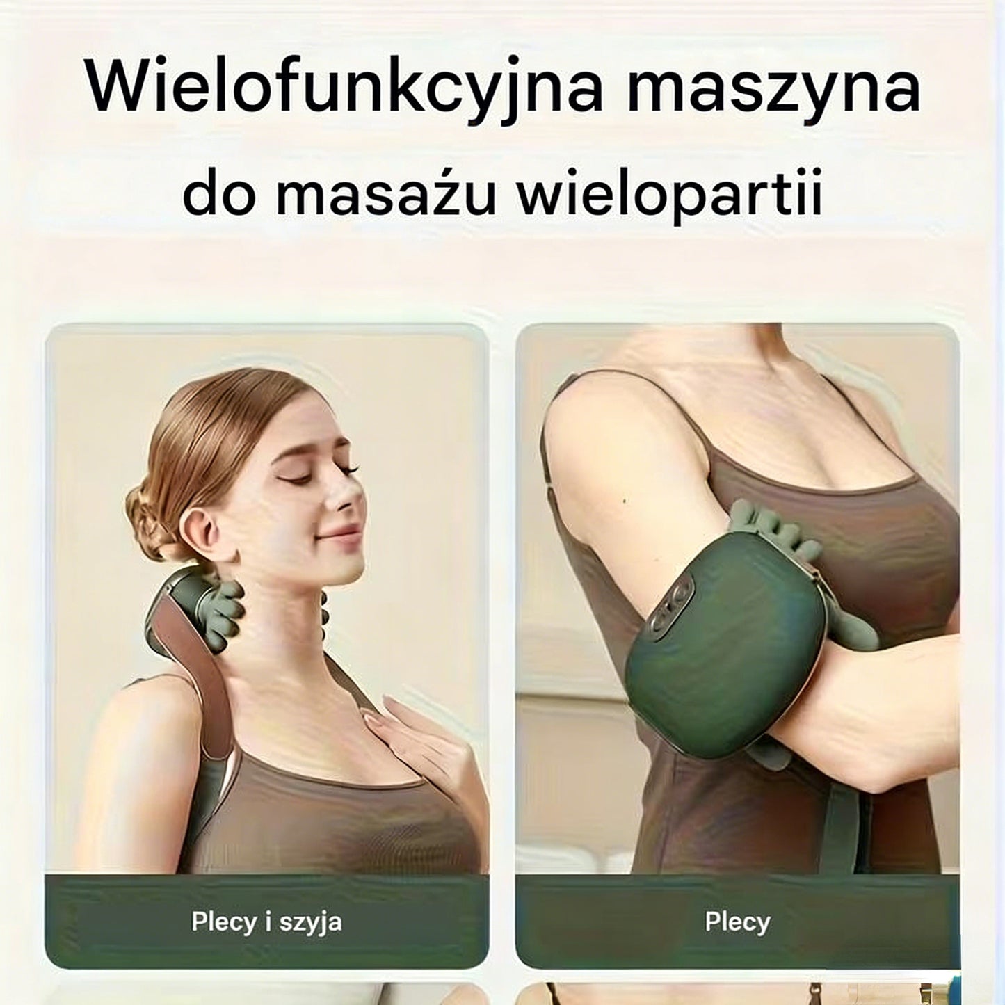 💆‍♀️Nowa wersja przenośnego masażera szyi i ramion z akumulatorem i dużą pojemnością.-4230022