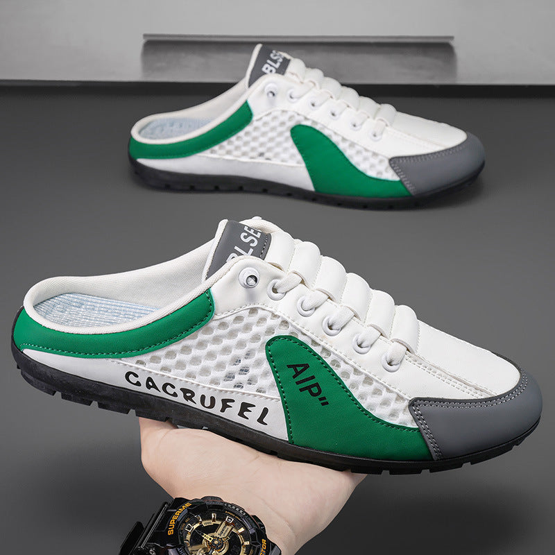 👞🔥【39-44】Nowe męskie sportowe wsuwane i codzienne kapcie-4205957