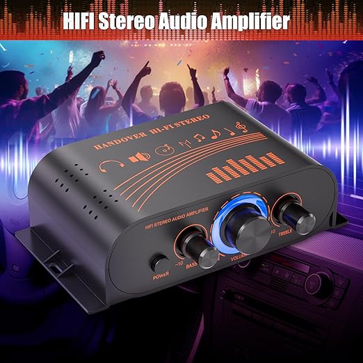 🎶🔥🔥Amplificator cu două canale pentru casă și mașină-4101301
