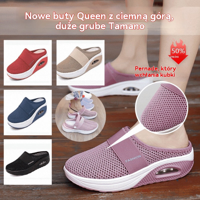 [Najlepiej sprzedające się nowe buty damskie] [Rozmiary 35-43] Nowe buty Air Cushion Hollow Mesh-4242055