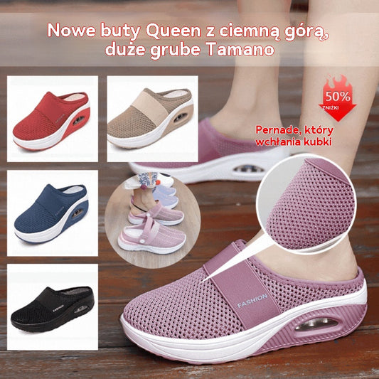 [Najlepiej sprzedające się nowe buty damskie] [Rozmiary 35-43] Nowe buty Air Cushion Hollow Mesh-4242055