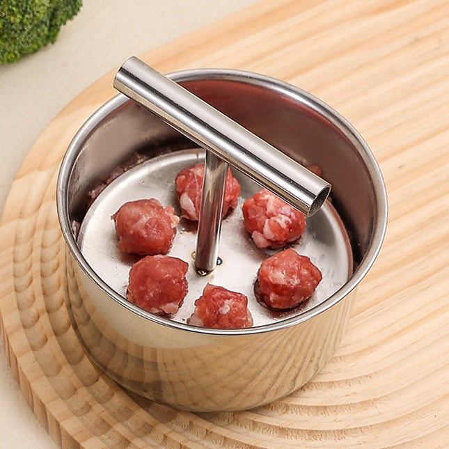 【Cumpărați 1 obțineți 1 gratuit】Formator din oțel inoxidabil pentru chiftele, ustensilă practică pentru bucătărie – ideal pentru chiftele de carne și pește🍖🐟